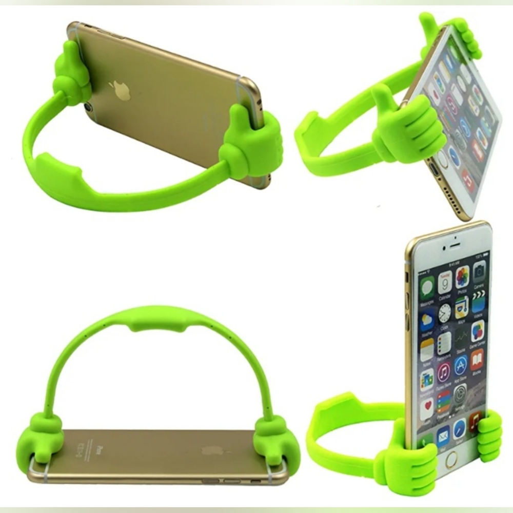 Thumbs-up Cell Phone Stand Holder Green
